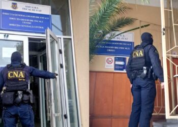 CNA a bătut la ușa FISC-ului. Un funcționar a fost reținut, iar alte 3 persoane sunt cercetate în stare de libertate