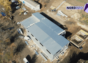 VIDEO // Apă curată pentru Edineț și Cupcini: construcția stației de tratare se apropie de finalizare